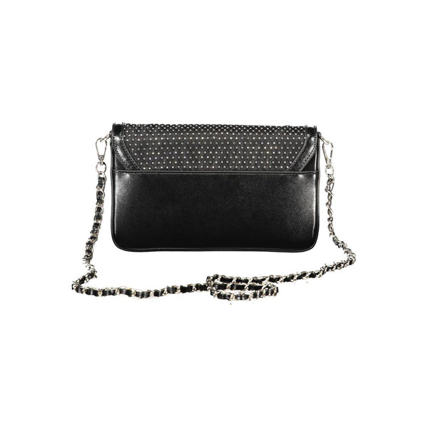 Cafenoir Black Polyurethane Women's Shoulder Bag