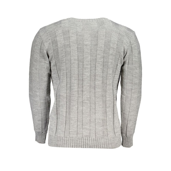 U.S. Grand Polo Grigio Acrylic Men Sweater