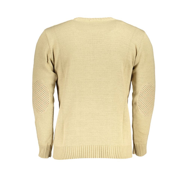 U.S. Grand Polo Beige Acrylic Men Sweater