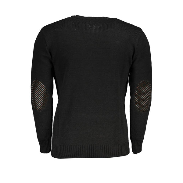 U.S. Grand Polo Black Acrylic Men Sweater