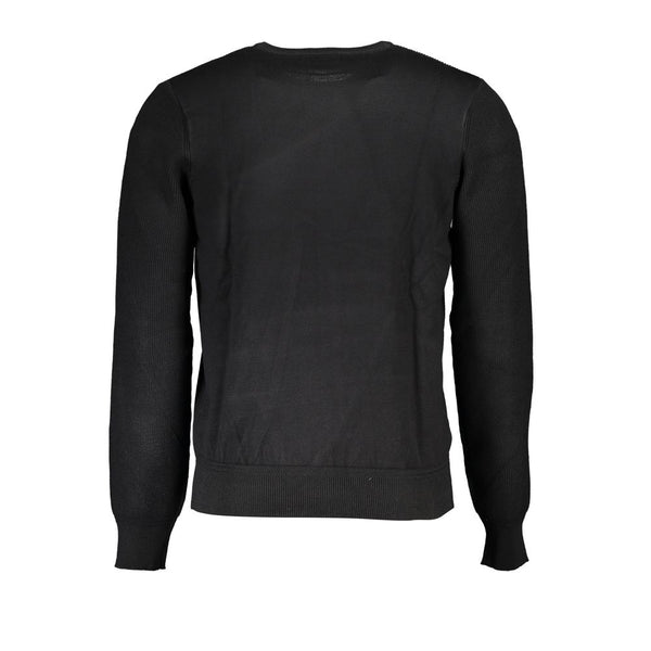 U.S. Grand Polo Black Viscosa Mens Sweater