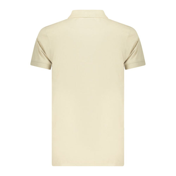 Norway 1963 Beige Cotton Men Polo Shirt