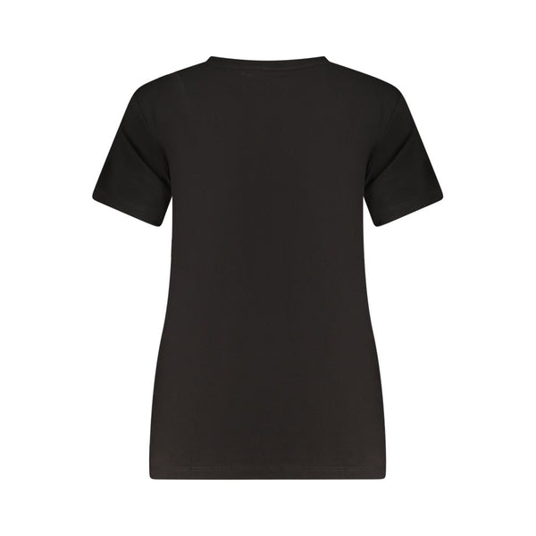 Guess Jeans Black Cotton Women T-Shirt