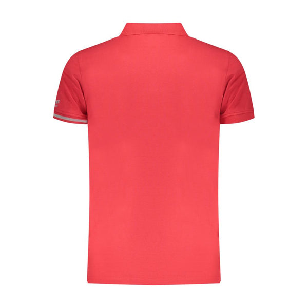 Iceberg Red Cotton Mens Polo Shirt