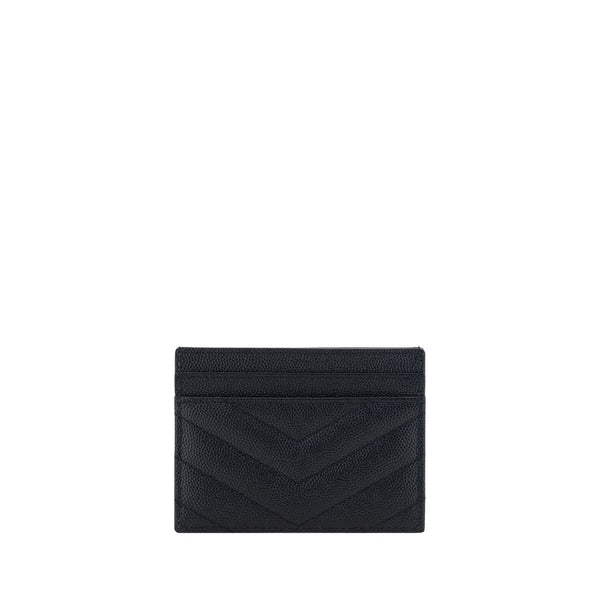 Saint Laurent Black Calf Leather Bos Taurus Wallet