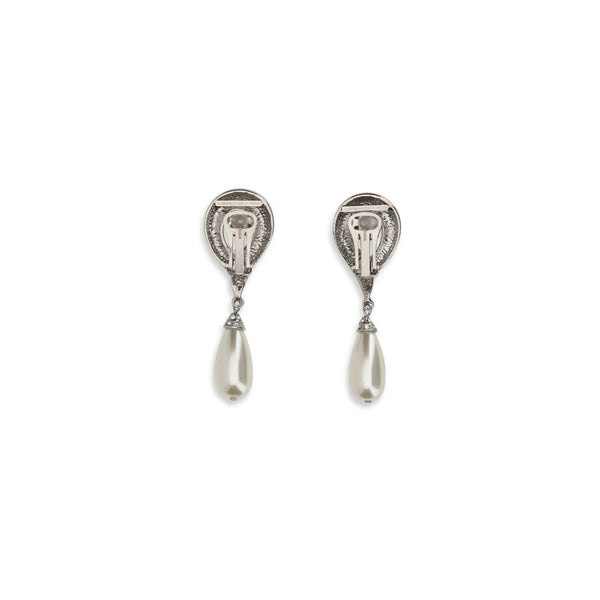 Alessandra Rich Silver Brass Earrings