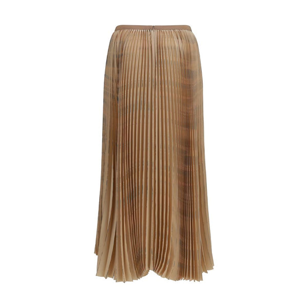 Fabiana Filippi Beige Polyester Midi Skirt