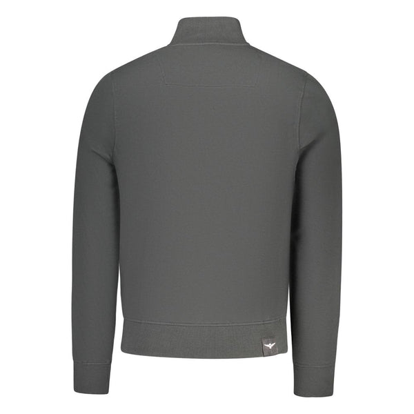 Accademia Militare Black Cotton Men Sweatshirt