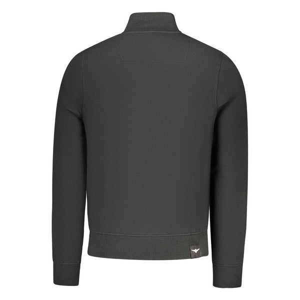 Accademia Militare Black Cotton Men Sweatshirt
