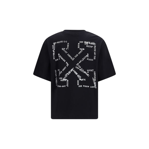 Off-White Black Cotton T-Shirt