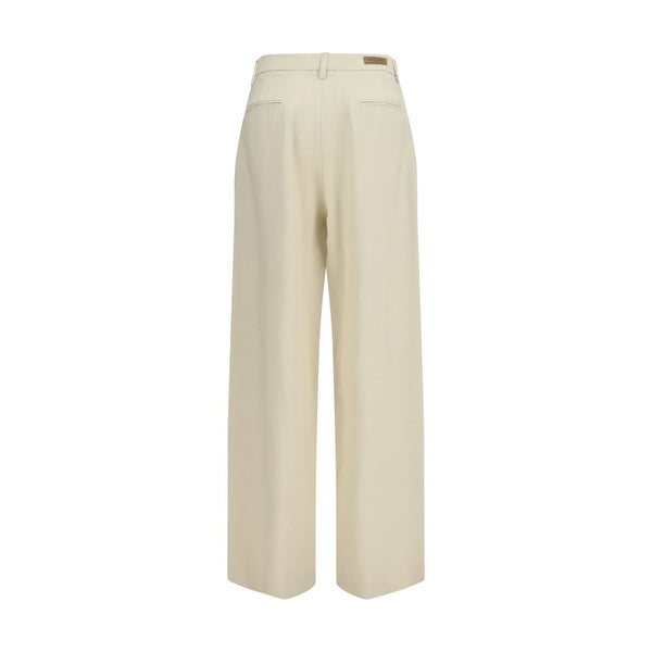Jacob Cohen Beige Viscose Casual Pants