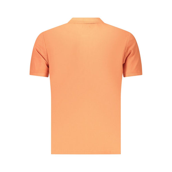 U.S. Grand Polo Orange Cotton Men's Polo Shirt