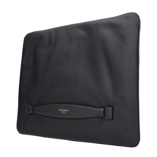 Dolce & Gabbana Gray Fabric Clutch Bag