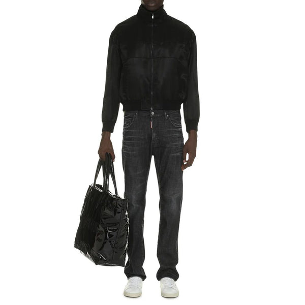 Saint Laurent Black Silk Jacket