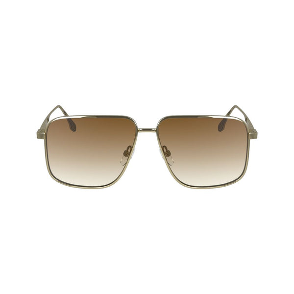 Victoria Beckham Gold Metal Sunglasses