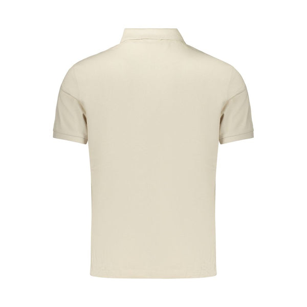 Calvin Klein Beige Cotton Mens Polo Shirt