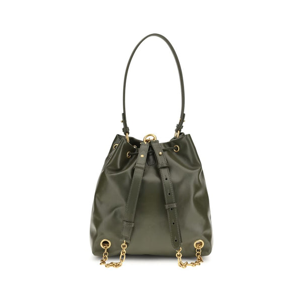 Balmain Bicolor Calf Leather Bos Taurus Backpack