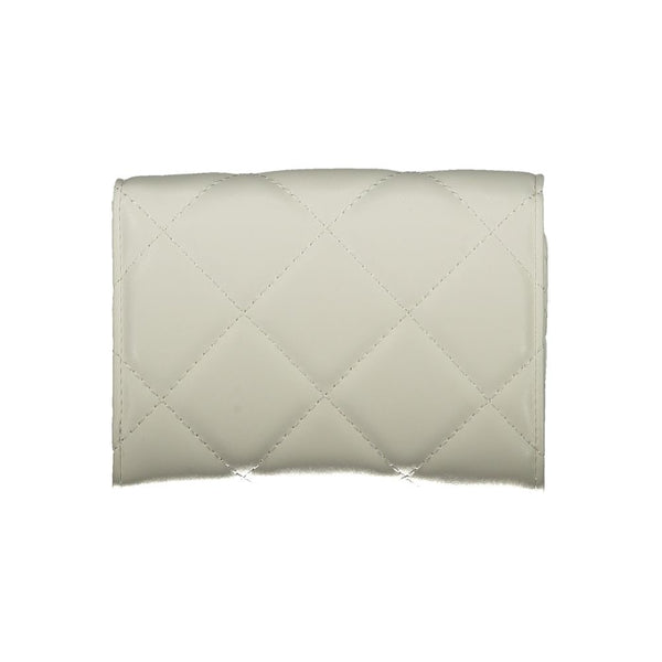 Mario Valentino Bianco Polyurethane Women's Wallet