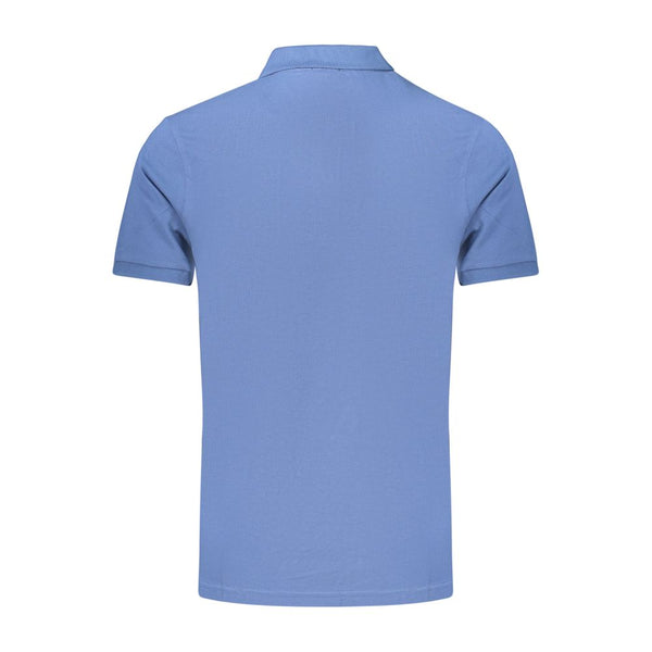 Rifle Blue Cotton Men's Polo Shirt