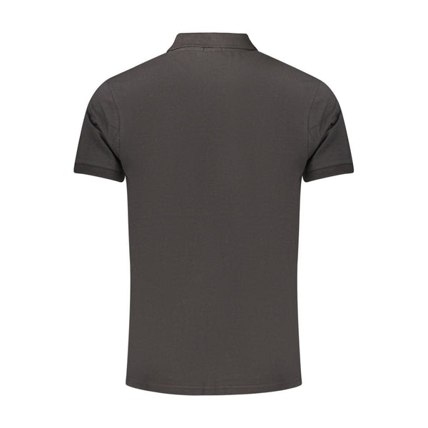 Rifle Black Cotton Men's Polo Shirt