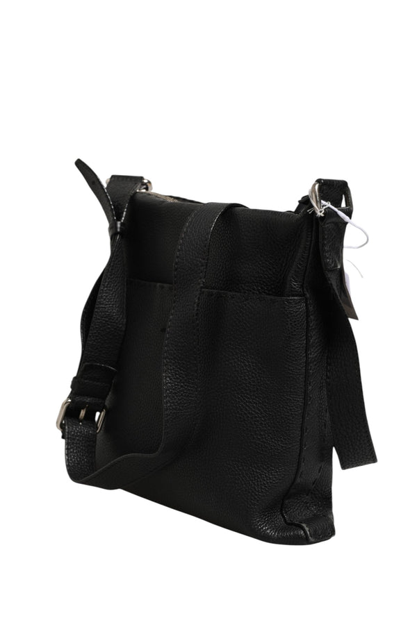 Fendi Selleria Leather Messenger Crossbody Bag