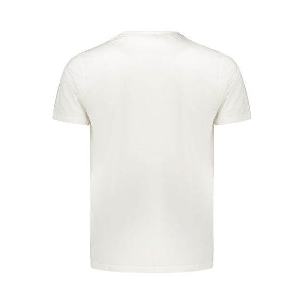 Coveri Moving Bianco Cotton Men's T-Shirt