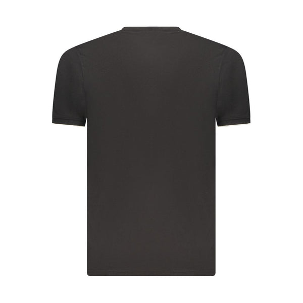 Coveri Moving Black Cotton Men's T-Shirt