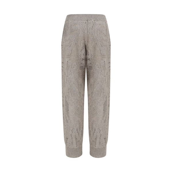 Brunello Cucinelli Beige Linen Casual Pants