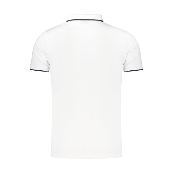Lotto White Polyester Men's Polo Shirt