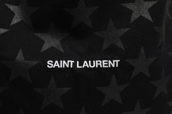 Saint Laurent Rive Droite Black Tote Bag With Star Print Tote bag