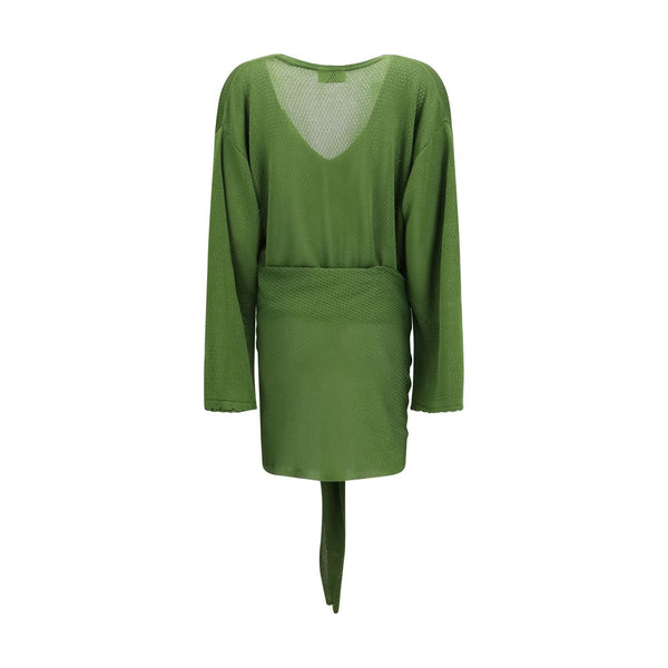 The Attico Bicolor Viscose Casual Dress