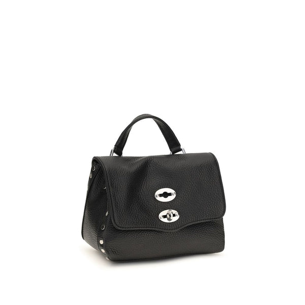 Zanellato Black Calf Leather Bos Taurus Handbag