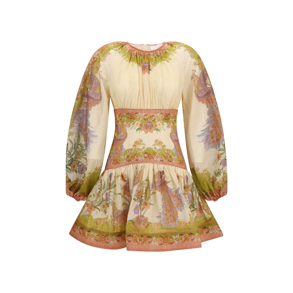 zimmermann casual dress Zimmermann Multicolor Cotton Casual Dress – THE GRAY CRAB