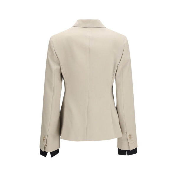 Max Mara Beige Wool Oves Aries Blazer