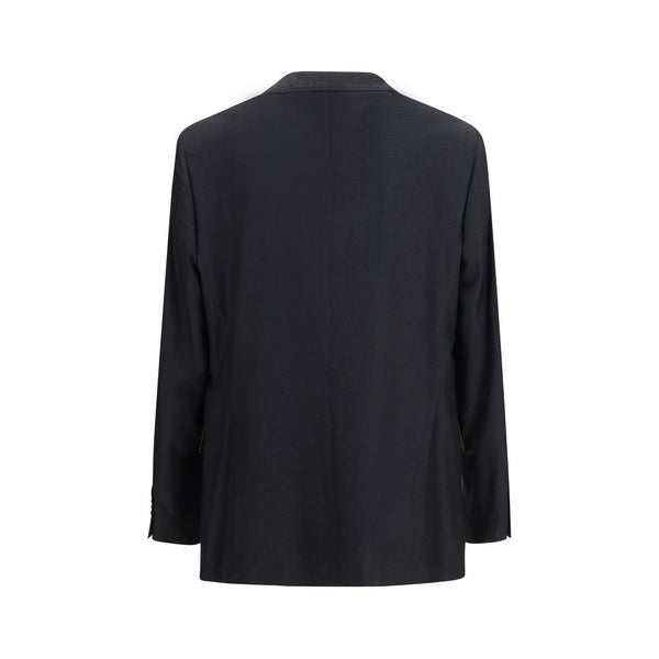 Brunello Cucinelli Black Wool Oves Aries Jacket
