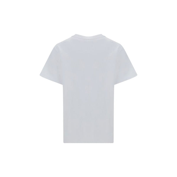 Ganni White Cotton T-Shirt