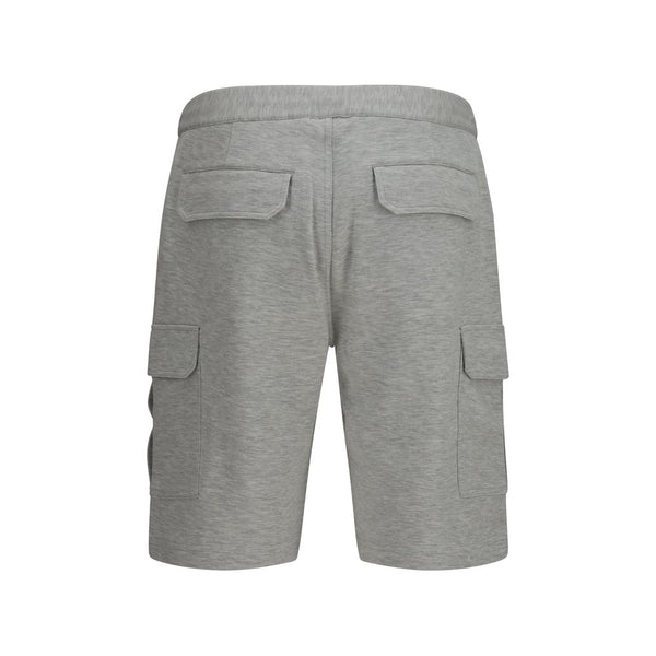 Brunello Cucinelli Gray Cotton Bermuda Shorts