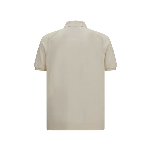 Premiata Beige Cotton Polo Shirt