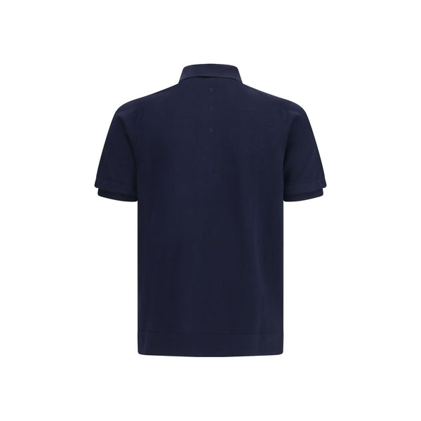 Premiata Blue Cotton Polo Shirt