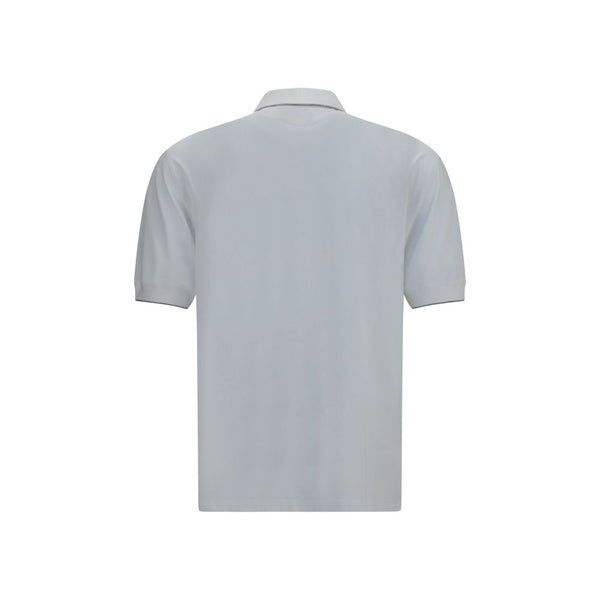 Brunello Cucinelli White Polyamide Polo Shirt