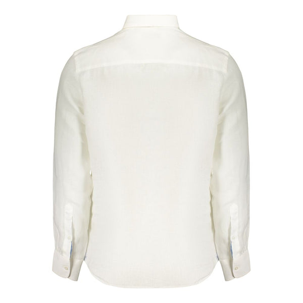 North Sails White Linen Men's Shirt