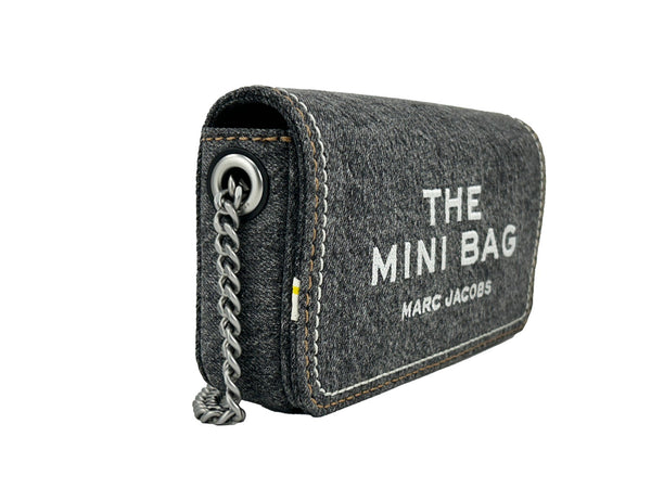 Marc Jacobs The Denim Chain Mini Bag - Black Wash