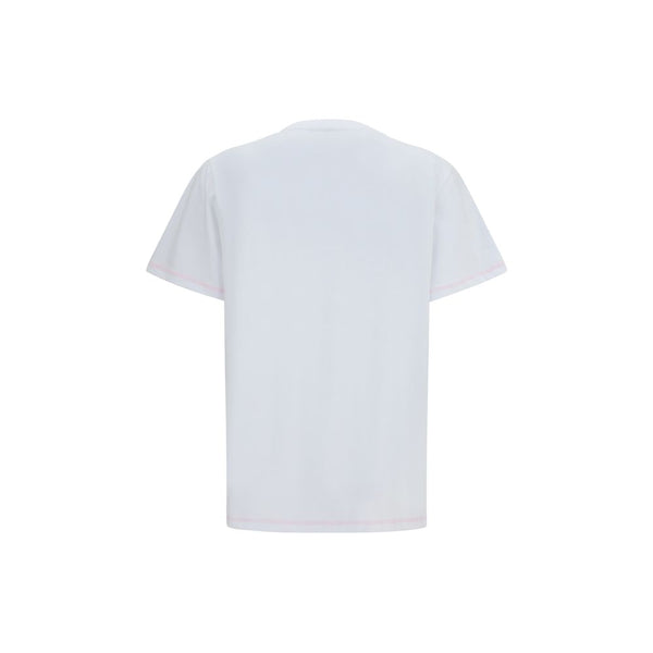 Ganni White Cotton T-Shirt