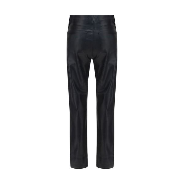 L'Agence Black Leather Pants