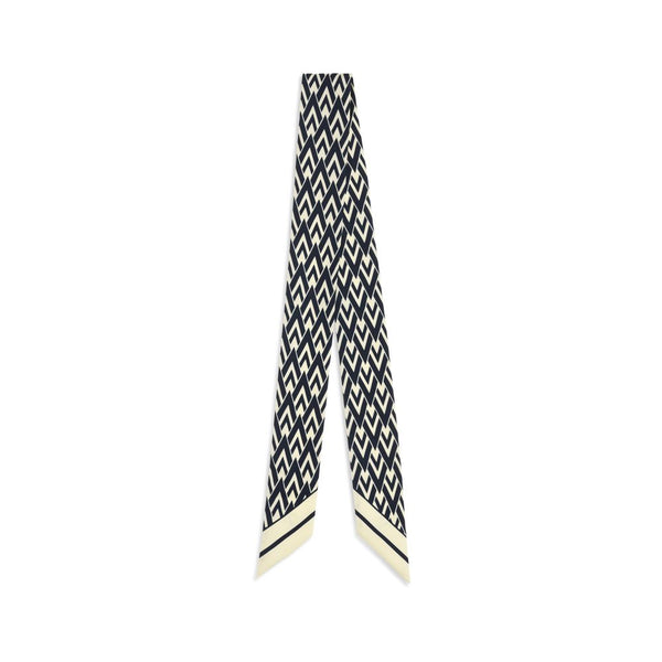 Valentino Garavani Blue Silk Scarf