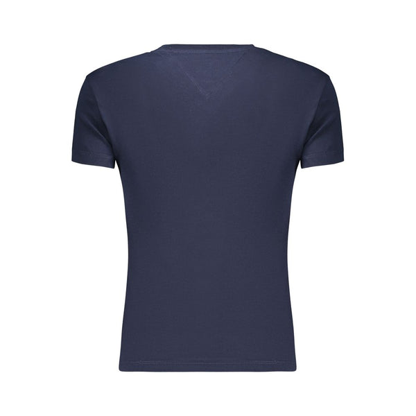 Tommy Hilfiger Blue Cotton Women T-Shirt