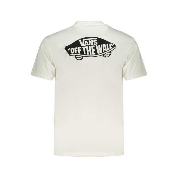Vans White Cotton Men's T-Shirt