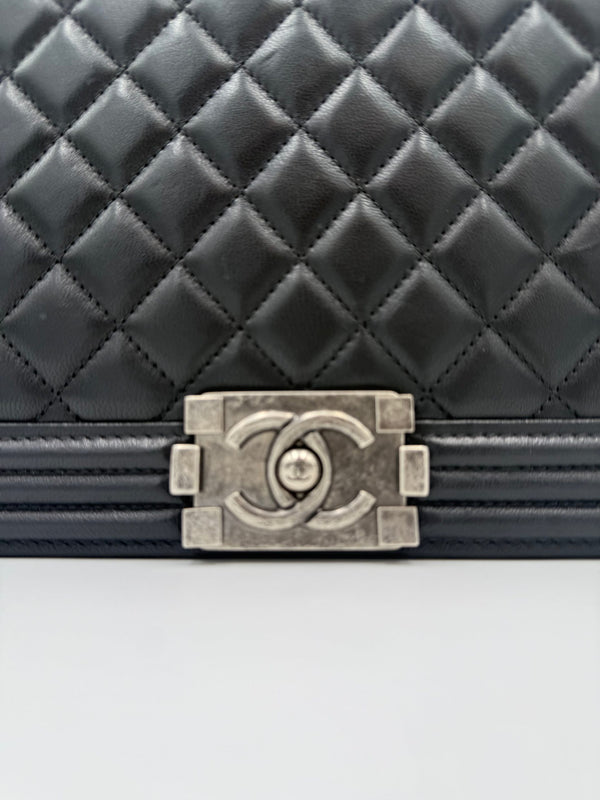 Chanel Bicolor Leather Handbag