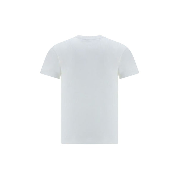 Comme Des Garçons Play White Cotton T-Shirt