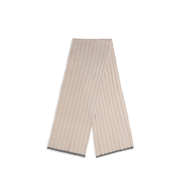 Brunello Cucinelli Beige Cashmere Scarf